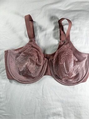 Wacoal 38DDD pink Back Appeal Seamless Unlined Underwire Bra 855303 dusty rose
